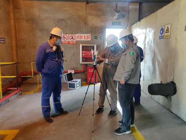 重山思沃瑞開展職業(yè)病危害因素監(jiān)測80