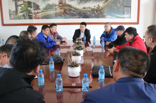 旗工信局、招商局到魯蒙公司考察工作46