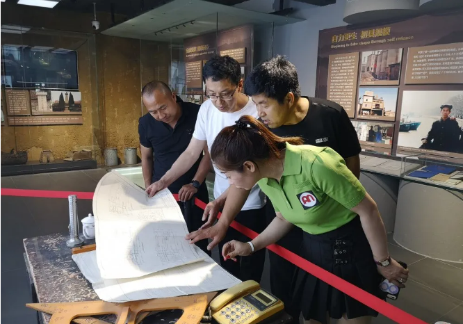 濟(jì)南泉鑫建材、東營恒泰市政到集團(tuán)參觀考察96