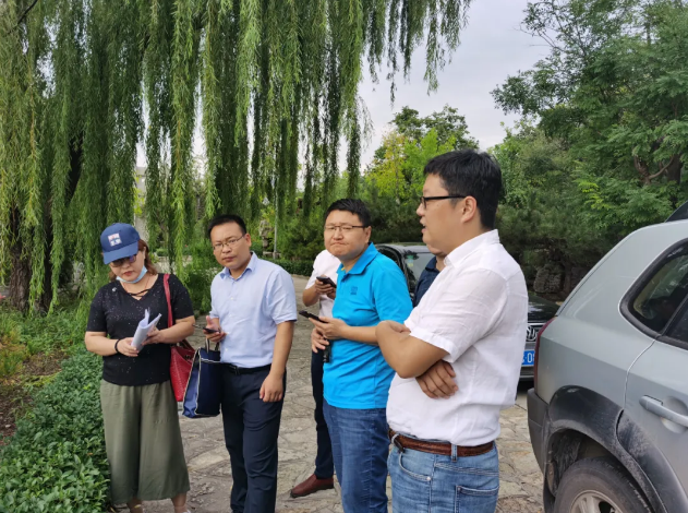 省委黨校到集團(tuán)調(diào)研礦坑修復(fù)情況20