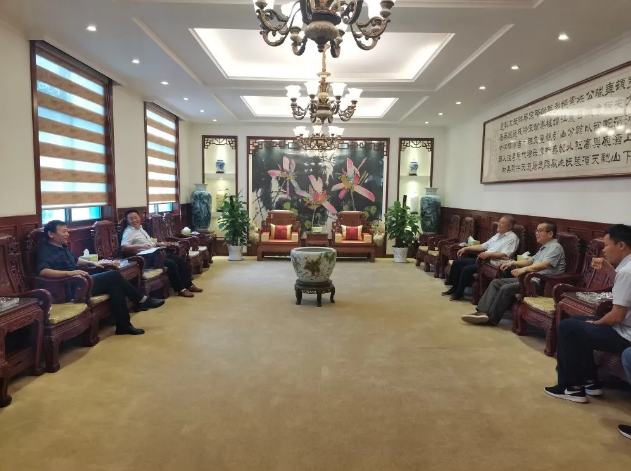 市交通運輸局到集團調研工作9