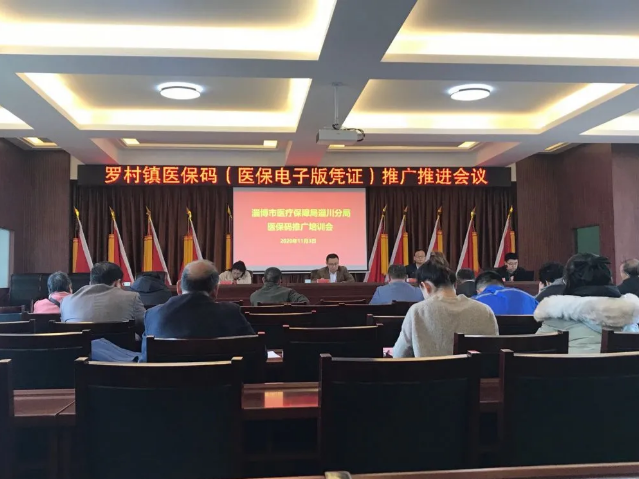 參加羅村鎮(zhèn)醫(yī)保碼推廣推進(jìn)會(huì)議36