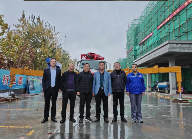 山東特普硼業(yè)工業(yè)儀表制造項目綜合樓封頂86