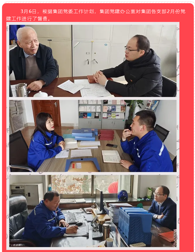 集團(tuán)黨委、各支部開(kāi)展督查和黨建活動(dòng)73