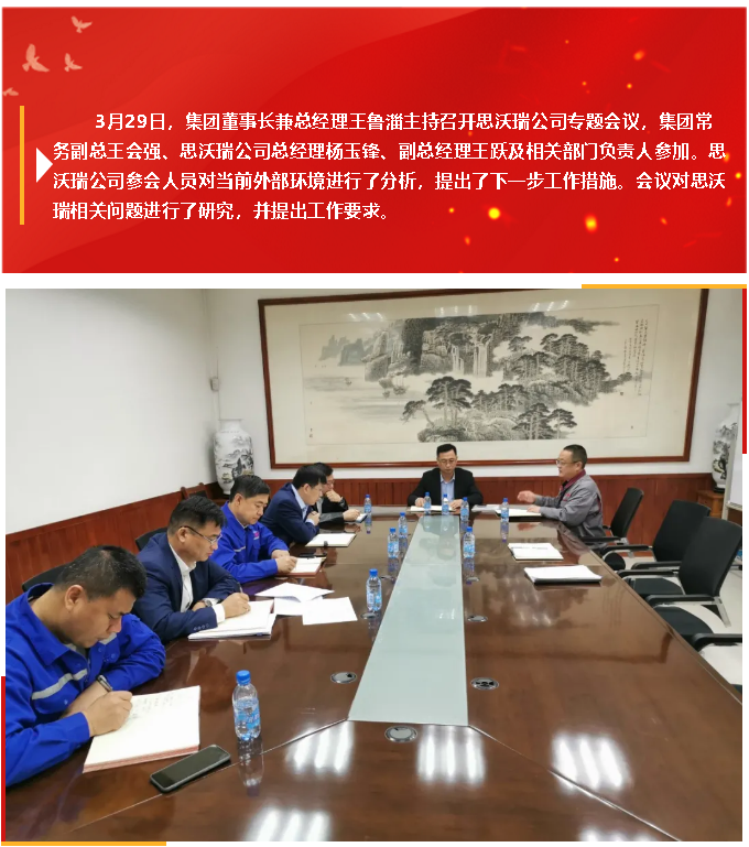 集團(tuán)召開思沃瑞公司專題會(huì)議39