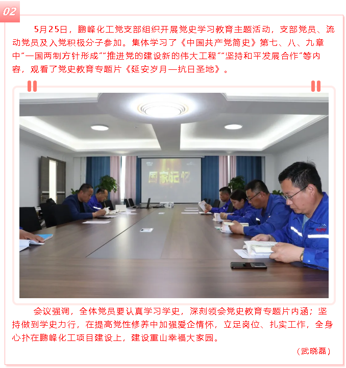 學(xué)黨史 跟黨走 ——黃驊三陽黨支部、鵬峰化工黨支部開展黨史學(xué)習(xí)教育主題活動(dòng)26