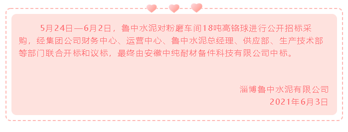 【中標(biāo)公告】魯中水泥48