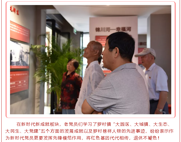 羅村鎮(zhèn)老黨員參觀集團黨建館92