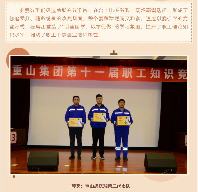 重山集團舉辦第十一屆職工知識競賽70